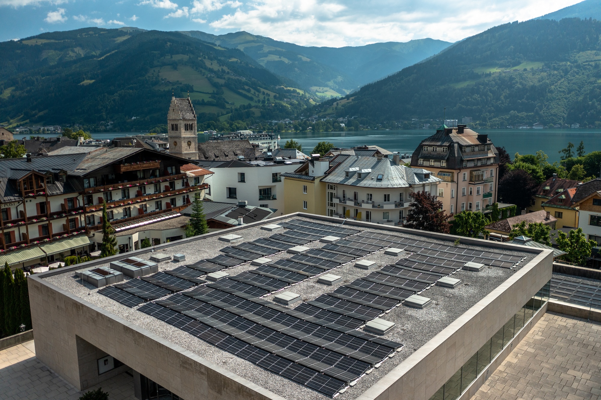 PV Großanlage auf dem Dach